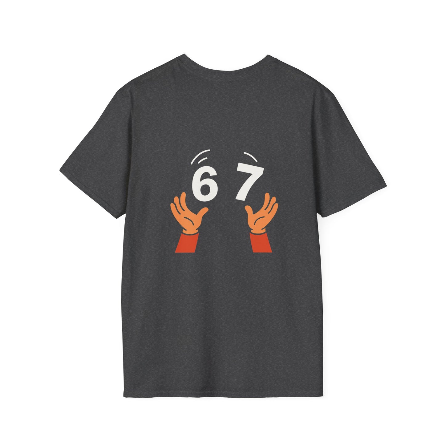 6-7  T‑Shirt — Hands Tossing '6-7' Graphic Tee