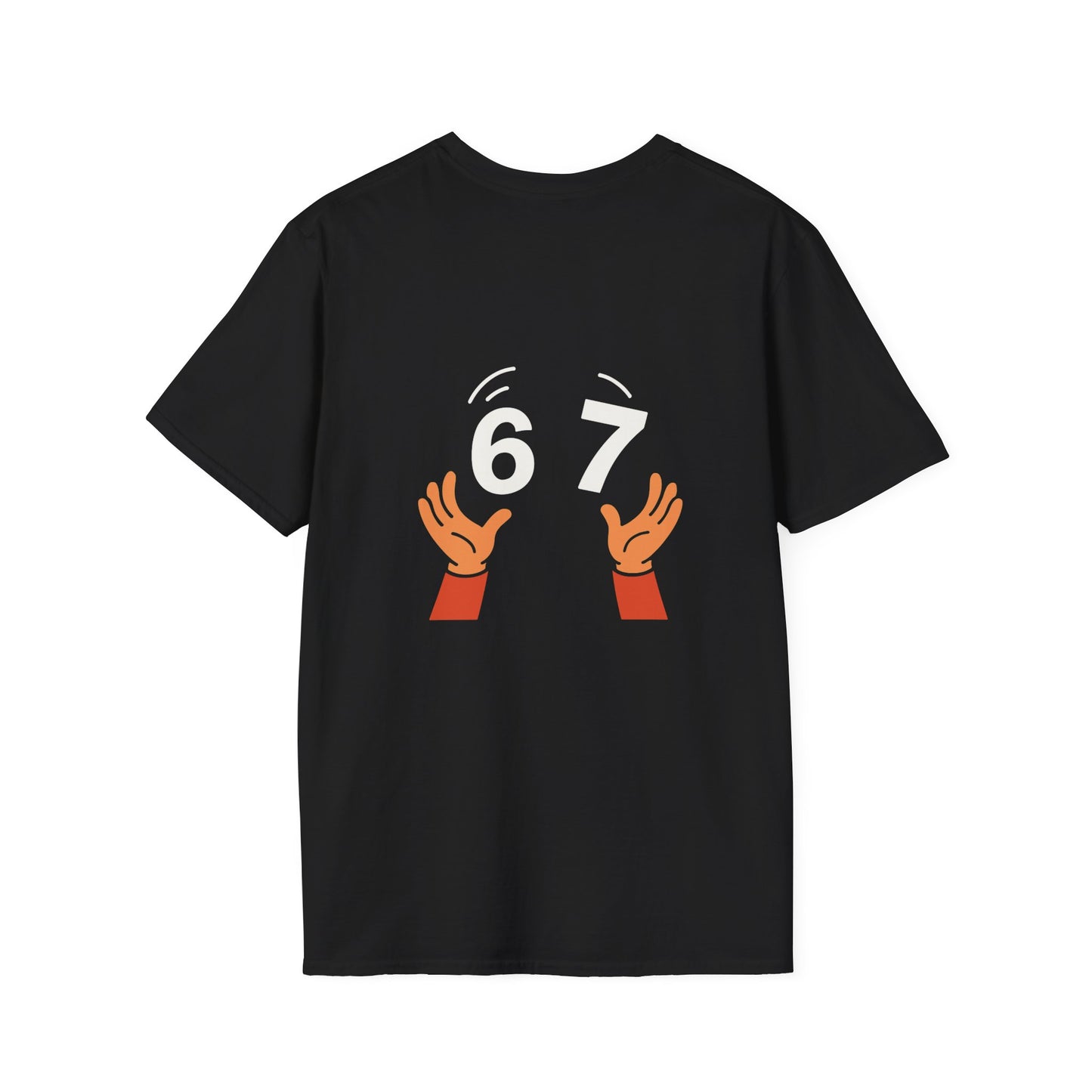 6-7  T‑Shirt — Hands Tossing '6-7' Graphic Tee