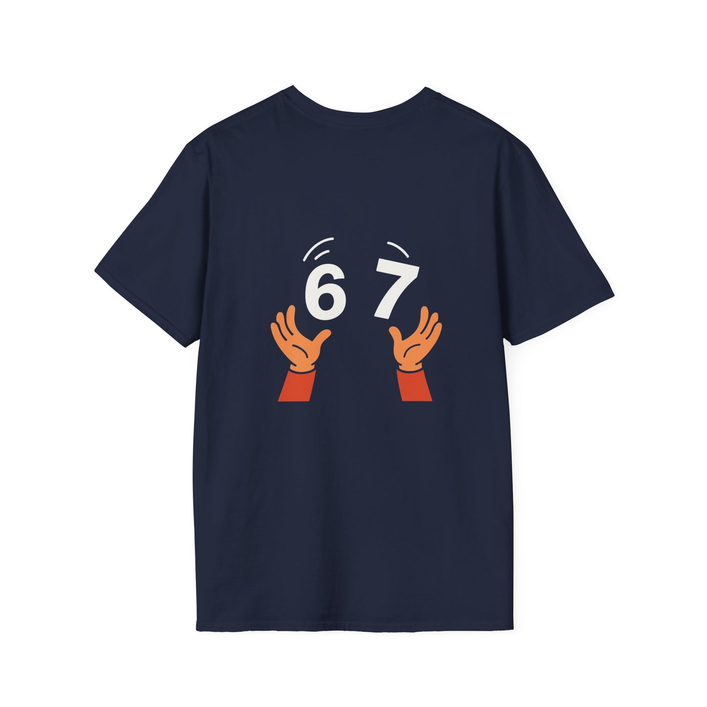 6-7  T‑Shirt — Hands Tossing '6-7' Graphic Tee