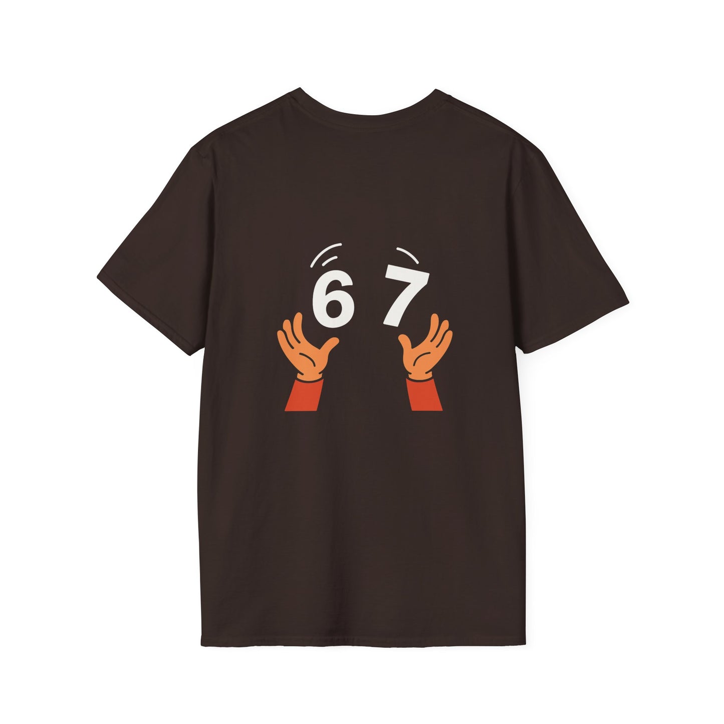 6-7  T‑Shirt — Hands Tossing '6-7' Graphic Tee
