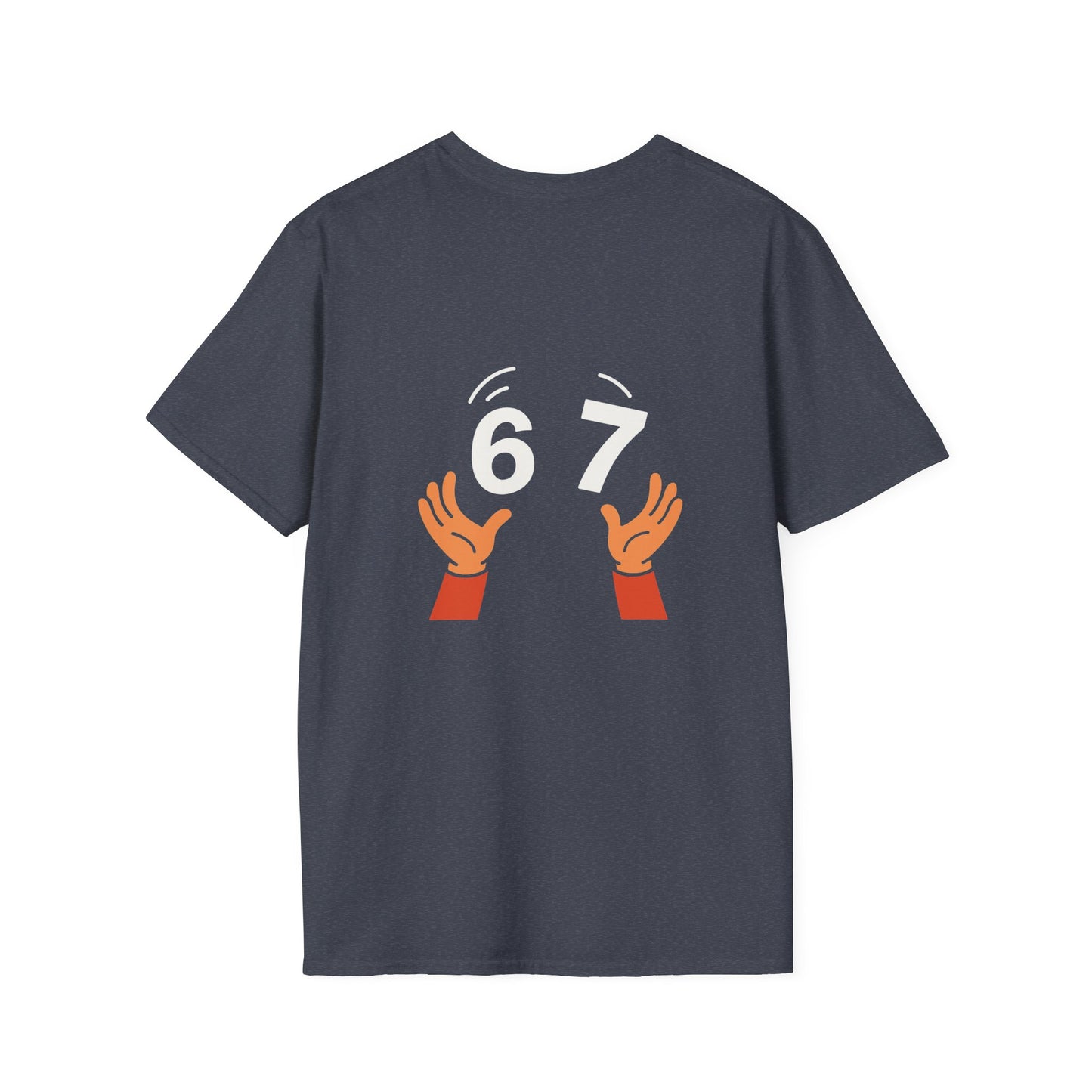 6-7  T‑Shirt — Hands Tossing '6-7' Graphic Tee