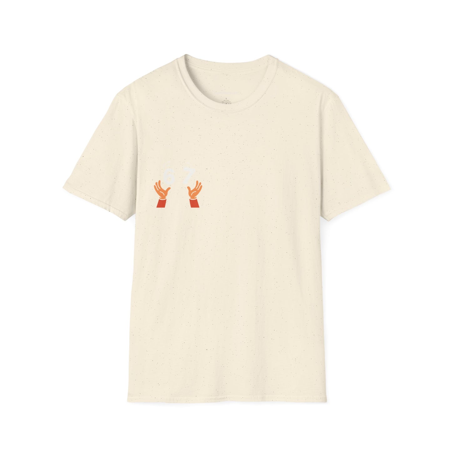 6-7  T‑Shirt — Hands Tossing '6-7' Graphic Tee