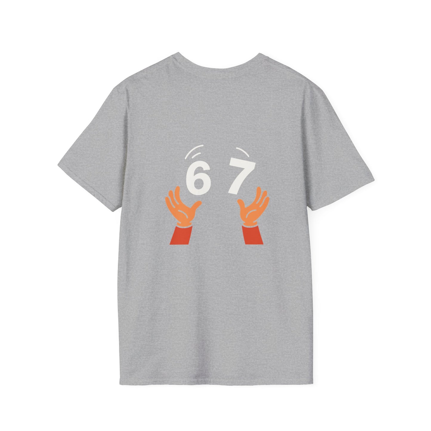 6-7  T‑Shirt — Hands Tossing '6-7' Graphic Tee