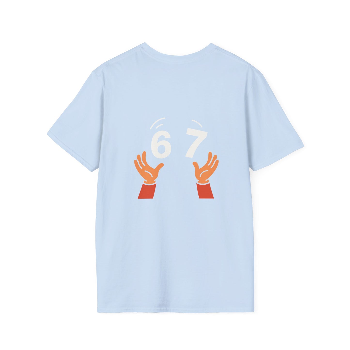 6-7  T‑Shirt — Hands Tossing '6-7' Graphic Tee